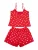 Trendyol Korte pyjama  knalrood / wit