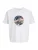 JACK & JONES Shirt ‘JJHONOLULU’  donkerblauw / lichtgroen / lichtoranje / wit