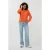 EsQualo Sweater Cable Tape Yarn Apricot