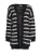 Influencer Gebreid vest  zwart / wit