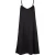 Urban Classics Ladies Viscose Satin Slip Dress Black