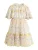 Next Jurk  lichtgeel / taupe / pastelroze