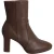 Stuart Weitzman Rosalind 90 Platform Enkellaarsjes in Bruin Leer