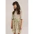 WE Fashion zomerjurk beige