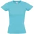 SOLS Dames/Dames Imperial T-shirt (Atol blauw)