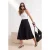TRENDYOLMİLLA Dames Zwart Effen Midi Skater Rokken