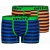 Ombre heren boxershort print nautic 2-pak u37