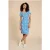 White Stuff Tallie Eco Vero Jersey Dre Teal Printed
