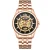 Met de hand geassembleerd Anthony James Limited Edition Mystique Automatic Rose horloge