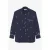 Lacoste gestreepte blouse donkerblauw