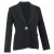 Joseph Enkele Knoop Blazer in Zwarte Polyester