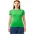 Lacoste Slim fit T-shirt met logo en ronde hals voor dames (Groen)