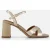 Tamaris Tamaris Sandalen met hak goud Textiel