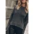 Mikuta The Silver Sparkly Loose Knitted Sweater