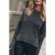 Mikuta The Silver Sparkly Loose Knitted Sweater