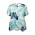 Zhenzi gebloemde blousetop blauw