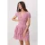 TRENDYOLMİLLA Dames Rood Geruit Kort / Mini Kort Skater Jurken