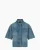 IBANA Treabhar Denim Jeansblauw blouse