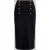 Lauren Ralph Lauren tapered fit kokerrok van viscosemix