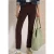 Broek met Mid Waist-taille en smalle pijpen in Slim Fit