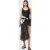 AllSaints Orlando Sarong Black/white