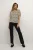 Blouse met korte mouwen Relaxed fit Black_Sand Graphic Dot black