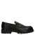 Manfield leren loafers met profielzool – zwart