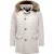 Enos Winterjas parka met grote echte bontkraag beige