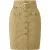 Rok met hoge taille, knoopsluiting aan de voorkant en ceintuur