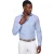 Olymp overhemd modern fit strijkvrij blauw ruit