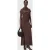 AllSaints Selena Dress Bitter Brown