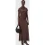 AllSaints Selena Dress Bitter Brown