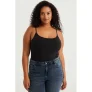WE Fashion Curve singlet zwart