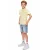 Retour Jeans T-shirt met backprint lichtgeel