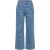TRENDYOLMİLLA Dames Blauw Bloemenprint Wijde pijp Hoge taille Jeans