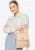 Wittchen Dames Leren Rugzak met Rechthoekige Klep, Beige, Natuurlijk Leer