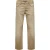 Only Herenjeans van denim met 5 zakken en een relaxte pasvorm (Beige)