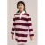 WE Fashion gestreepte midi jurk – lichtroze