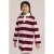 WE Fashion gestreepte midi jurk – lichtroze