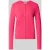 Christian Berg Woman Regular fit gebreid jack van viscosemix met geschulpte zoom