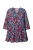 Angel of Style Tuniek  lichtblauw / rood / zwart