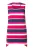 Ulla Popken Shirt  donkerblauw / pink / donkerroze / wit