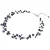 Valero Pearls Ketting  donkerblauw