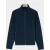 Baileys Vest Blauw Sweat Cardigan Zip Jacquard 522256/67