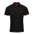 Premier Herencontrast Coolchecker Polo Shirt (Zwart/Rood)