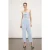 Motivi Long Bustier Jumpsuit With Bow Light Blue