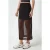 Hoge Taille Kanten Midi Rok Pika Collectie