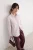 Trendyol Modest Dames Geel Gestreept Lang Oversized Modest Overhemden