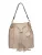 Roberta M Beige Rundleer Tas