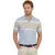 Lichtblauwe polo Scotland Blue Avan knitted v-hals